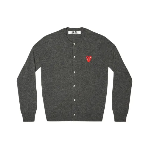 CDG Play Серый Женские Кашемировые Свитеры