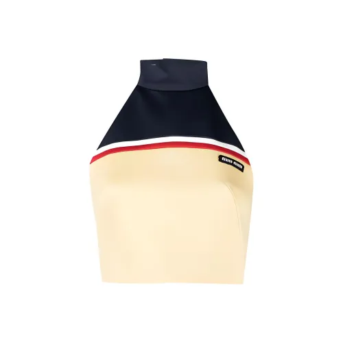 MIU MIU Экрю Женские Камисоли