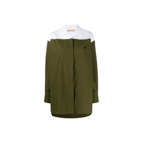 MARNI Зеленые Женские Рубашки