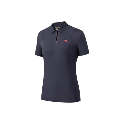 Anta ZONGXUNXILIE Легендарный синий Женские Поло