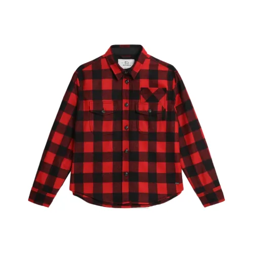 WOOLRICH Женские рубашки красного цвета