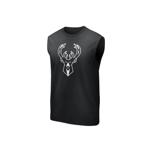 NBA Milwaukee Bucks Fanatics Баскетбольная Джерси Мужская Черная