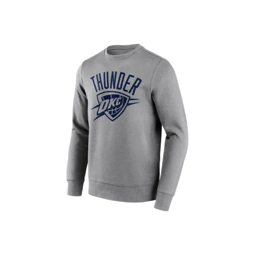 NBA Fanatics Oklahoma City Thunder Баскетбольная Джерси Мужская Серого цвета