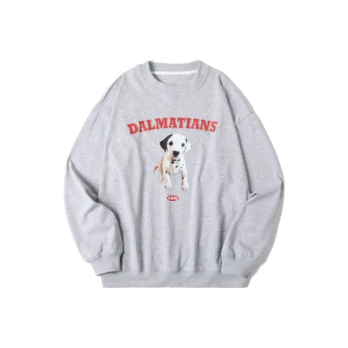 ASW ONLINE Светло-серый Унисекс Свитшоты