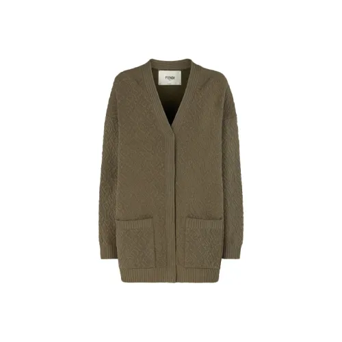 Fendi X Skims Collaboration Армейский зеленый Женские Трикотаж