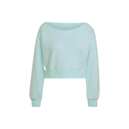 Adidas Originals SLOUCHY CREW Толстовка Женская Синяя