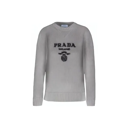 PRADA Серый Женские Кашемировые Свитеры