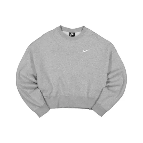 Свитшот Nike женский светло-серый