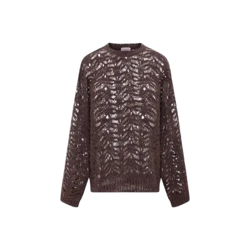 Brunello Cucinelli Коричневые Женские Свитеры