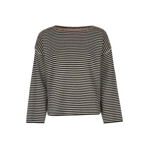 Brunello Cucinelli Черные Женские Свитеры