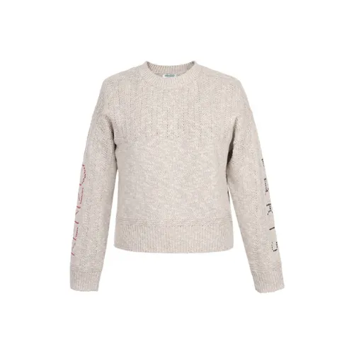 KENZO Серо-бежевый Женская Трикотажная Одежда