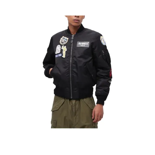 AVIREX Пуховая куртка Мужская Черная