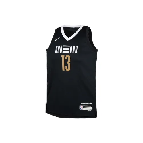 NBA Memphis Grizzlies Nike Городской Swingman Jaren Jackson Jr Баскетбольная Джерси Мужская Черная