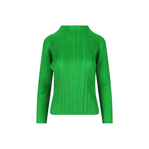 PLEATS PLEASE ISSEY MIYAKE Рубашка Женская Зеленая