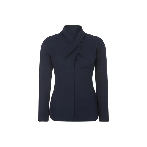 ACLER FW21 Slim Fit Трикотаж Женский Темно-синий