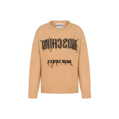 MOSCHINO Бежевые Женские Свитеры