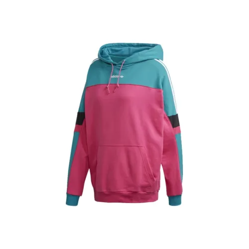 adidas originals Пурпурно-розовый/Изумруд Женские Свитшоты