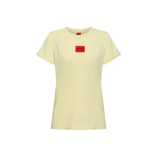 HUGO BOSS Светло-желтые Женские Рубашки T