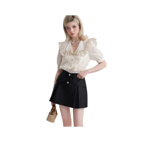 JORYAweekend Бежево-золотые Женские Рубашки