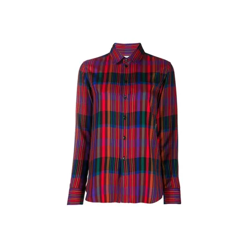 SAINT LAURENT Рубашка Женская Красная