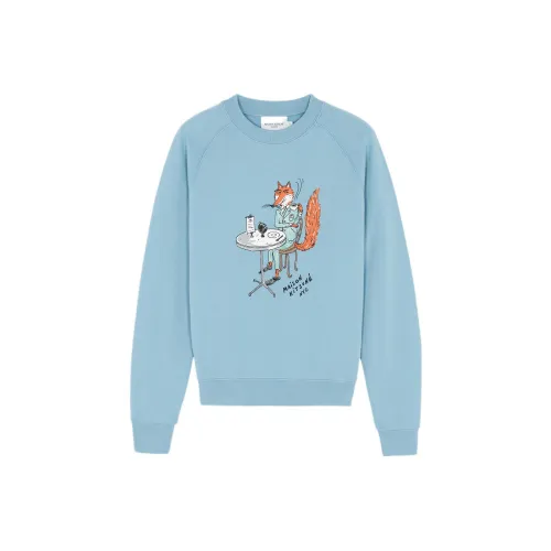 Maison Kitsune Синий Женские Свитшоты