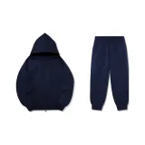 Комплект одежды (Темно-синий топ + Темно-синие штаны)
