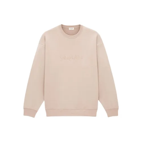 SAINT LAURENT Толстовка Женская Нюдово-розовая