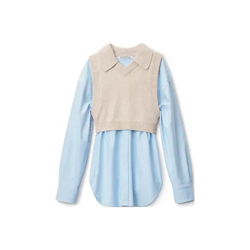 Alexander Wang Рубашка Женская Синяя