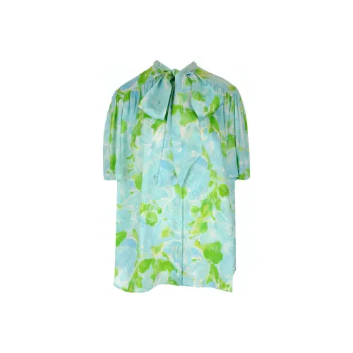 Balenciaga Рубашка Свободного кроя Женская Многоцветная