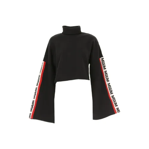 MSGM Черные Женские Свитшоты