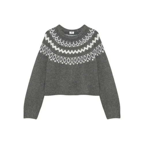 Aritzia TNA Adler Свитер Женские H Уголь Фиби женнан Уголь