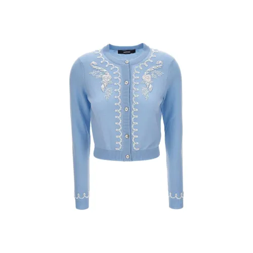 VERSACE Синий Женский Трикотаж