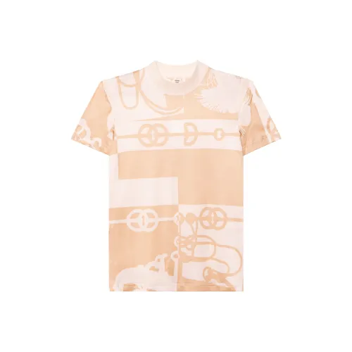 HERMES Топ на бретелях Женский Светло-желтый