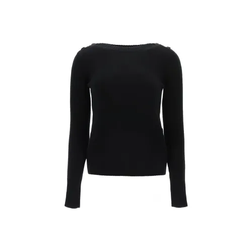 MaxMara Кашемир Свитер Женский Черный