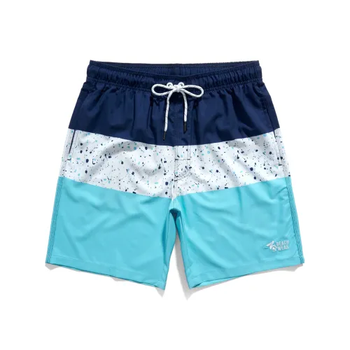GAILANG Повседневные шорты Мужские Синие Белые Бирюзовые