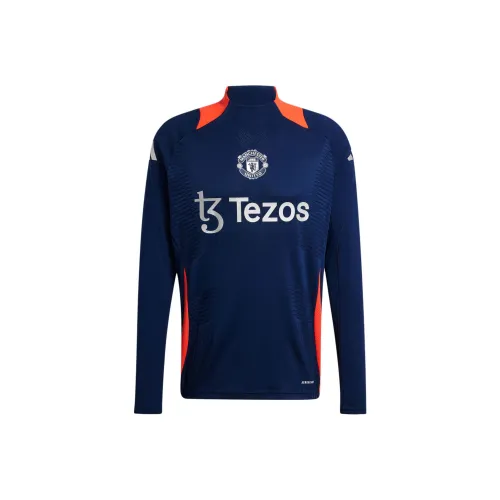 Adidas Manchester United Tiro 24 Манчестер Юнайтед Tiro 24 Pro Топ Футбол Джерси Мужской Темный Индиго