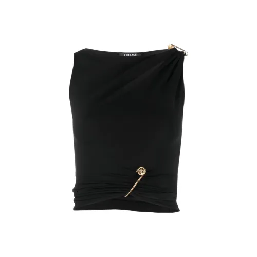 VERSACE Черные Женские Камисоли