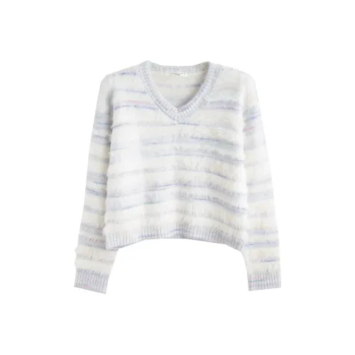 Tonlion Свитер Женский Белый Тон