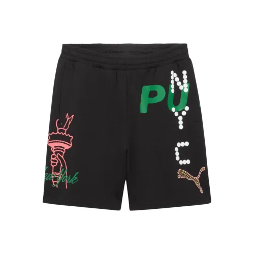 PUMA Мужские Повседневные Шорты Черные