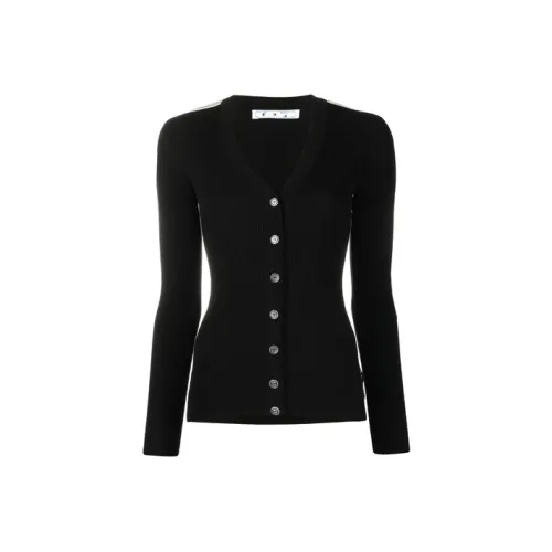 Off Белый SS21 Черный Женские Трикотаж
