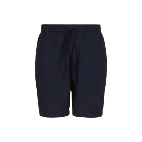 EMPORIO ARMANI Повседневные шорты Мужские Морской синий