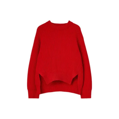 JIL SANDER Красный Женские Кашемировые Свитеры