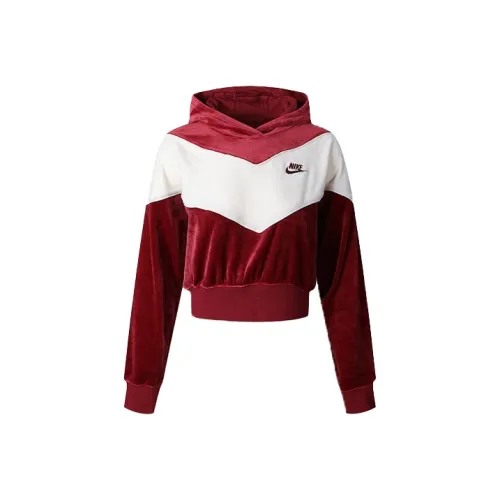 NIKE Красный Женские Свитшоты