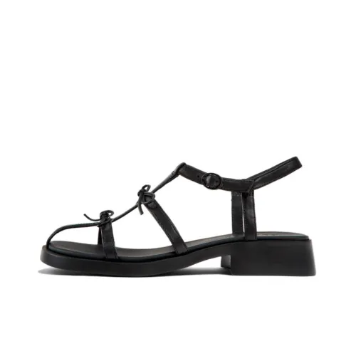 Сандалии CAMPER в римском стиле 2,5 см женские черные