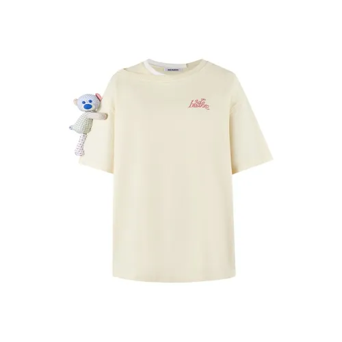 13 DEMARZO Рукав с оборванным плечом T-рубашка Унисекс