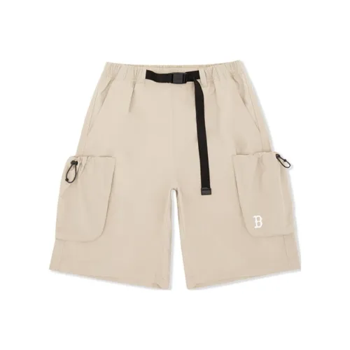 MLB New York Yankees Повседневные шорты Унисекс Лен Бежевый Желтый