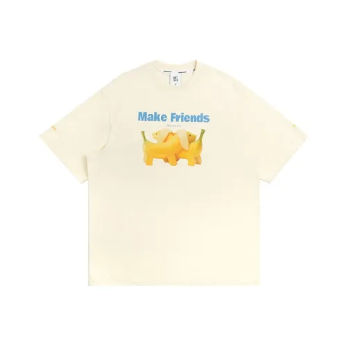 BETWEENAND Бежево-желтые Женские футболки