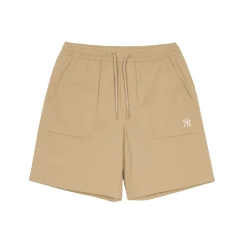 MLB Basic New York Yankees Повседневные шорты Унисекс Бежево-желтые