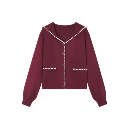 EICHITOO Трикотаж Женский Темно-Красный