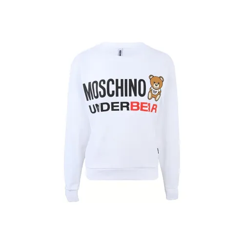 MOSCHINO Белый Женские Свитшоты